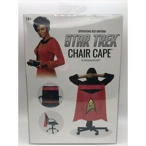 Star Trek Operations Red Uniform Chair Cape By Entertainment Earth -Storage Wear